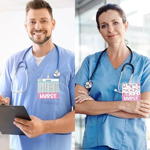 2 PCS CNA Budge Buddy ، Pink Bow Badge Card Fenizontal and Adganting Padge Budde W/ALDE in Kuwait