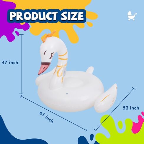DIMAR GARDEN Inflatable Pool Float, Kids and Adult Pool Floats Toy in Saudi Arabia