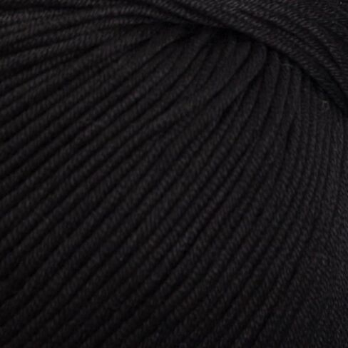 5 Ball ٪ 100 mercerized la mia xl cotton cotton total 8.8 oz. كل 1.76 أوقية (50 جم) / 103 سنة (95 م) فائقة النعومة ، المتوسطة الصوفية ، الأفغانية ، الغزل ، الأسود -1 in Saudi Arabia