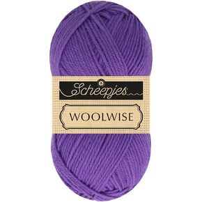 Scheepjes Woolwise 1x100g - 737 Lilac Deep - غزل ميرينو الفاخرة المعاد تدويره للحياكة والحيوانية