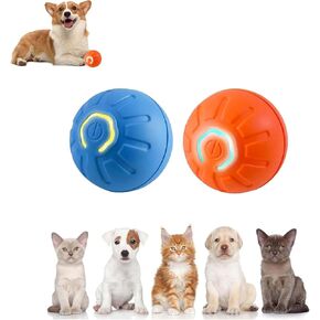 Thelifeh Smart Jumping Ball Dog Toy ، Thelife Dog Balltoy ، كرة قفز ذكية للكلاب ، Tomatic MovingDog Toy Ba LL ، Toy Toy Ba LL التي تتحرك بمفردها (2pc)