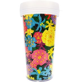 DIY Diamond Art Kits Mug Tumbler Handmade Art Art Diamond Painted Water Mug Equip Proof Crystal Diamond Water Cup BPA Frene for Litness Sports Outdiors في الهواء الطلق