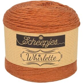 Scheepjes Whirlette Yarn - 5 Pack of 100g - Color 895 Toffee