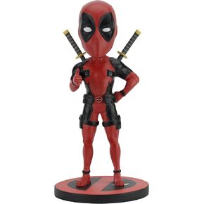 NECA Marvel Head Knocker Deadpool Classic Toy Multi-colored, 8 inches