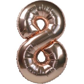 32 inch Giant Number Helium Foil Birthday Party Balloons (Silver Number 9)