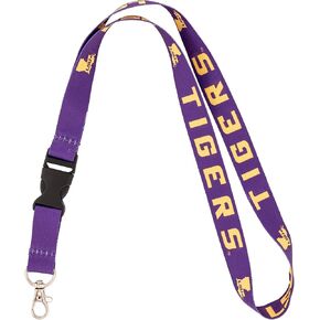 جامعة الصحراء الصبار لويزيانا جامعة الحبل LSU Tigers Geaux Car Keys حامل شارة الشارة مفصل القابل للفصل