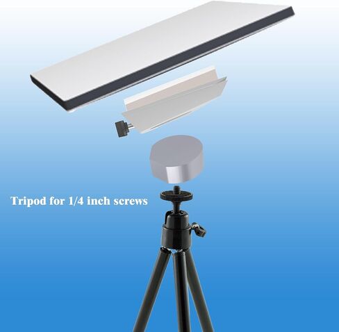 Starlink Mini Compatible Pole Mount-Aluminum Alloy Metal with 1/4''-20 Inch Screw Hole and 3/8''-16 Conversion Nut for Stable Tripod Mounting-DIY Starlink Mini Mount Accessories in Saudi Arabia