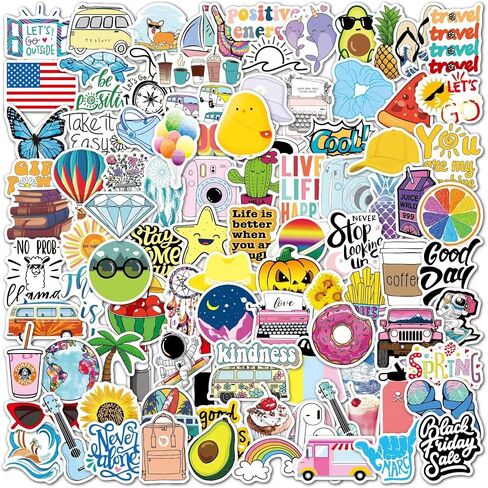 200 Pcs Cool Horror Goth Stickers Bulk.Funny Horror Skull Stickers for Adults Girls Teens Mens.Vinyl Halloween Gothic Stickers Decals for Car,Water Bottles Laptops/Supernatural Stickers in Kuwait