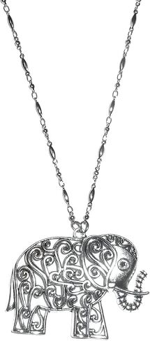 Elephant Breakaway Women's Lanyard Strong Stainless Steel Chain, Trendy ID Badge Card Holder Teacher Nurse Cruise Keys Keychain in Saudi Arabia