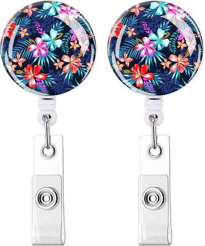 2 Pack Retractable Badge Holders Cute Badge Reel Badge Clip ID Card Holders for Student Office Worker Doctor Nurse Teacher(It is Good to See You) in Kuwait