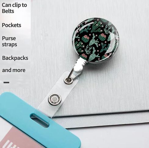 2 حزمة قابلة للسحب شارة شارة لطيف شارة شارة كليب حاملي بطاقة هوية لمكتب الطالب المعلم دكتور ممرضة (من الجيد أن أراك) in Kuwait