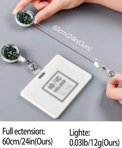 2 حزمة قابلة للسحب شارة شارة لطيف شارة شارة كليب حاملي بطاقة هوية لمكتب الطالب المعلم دكتور ممرضة (من الجيد أن أراك) in Kuwait