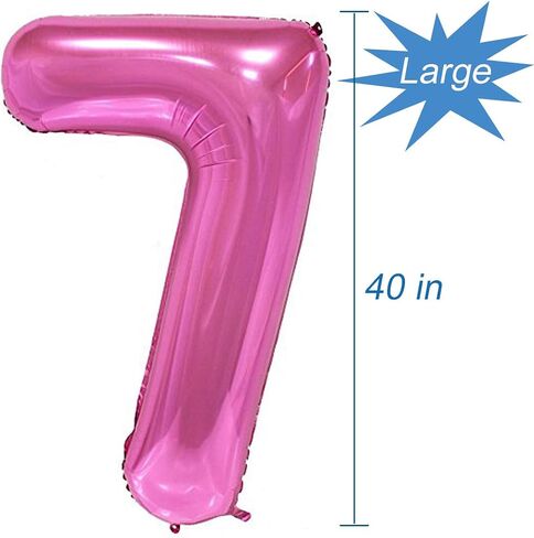 Tellpet Pink Number 6 Balloon, 40 Inch in Kuwait