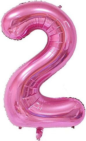 Tellpet Pink Number 6 Balloon, 40 Inch in Kuwait