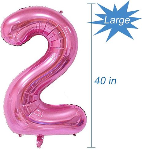Tellpet Pink Number 6 Balloon, 40 Inch in Kuwait