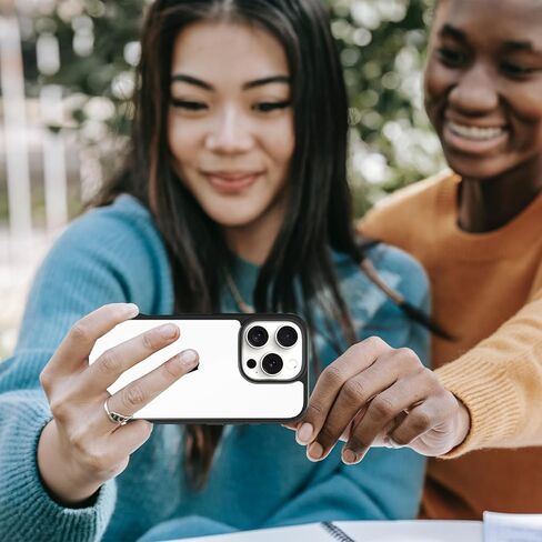 JJGoo متوافق مع حافظة iPhone 16 Pro، حافظة هاتف شفافة مضادة للصدمات، غطاء واقٍ خلفي صلب مضاد للخدش لهاتف iPhone 16 Pro 6.3 بوصة، شفاف in Kuwait