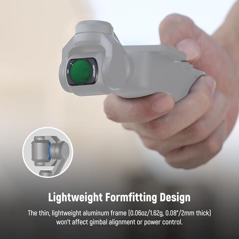 نيوير مجموعة فلاتر مغناطيسية ان دي اند سي بي ال متوافقة مع دي جيه اي اوسمو بوكيت 3، 4 عبوات ND16 ND64 ND256 CPL مستقطبة وذات كثافة محايدة، زجاج بصري HD متعدد الطلاء/ اطار الومنيوم رفيع للغاية in Kuwait