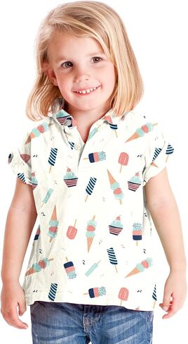 Babysoy Unisex Baby and Toddler Bamboo Cotton Short Sleeve Polo T Shirt in Saudi Arabia