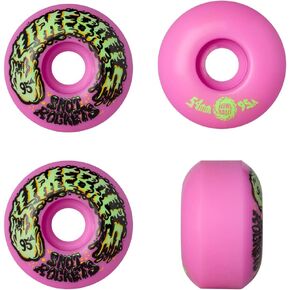 SANTA CRUZ Slime Balls Skateboard Wheels 54mm Snot Rockets 95A Pastel Pink