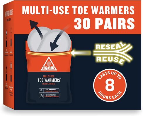 Ignik 8-Hour Compostable Toe Warmers with Resealable AirBarrier Pouch in Saudi Arabia