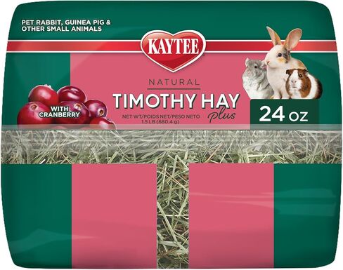 Kaytee All Natural Timothy Hay Plus Carrots for Guinea Pig & Rabbit in Saudi Arabia