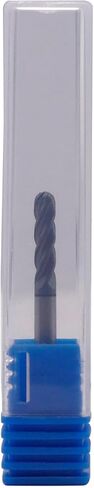 BestParts High Performance 5pcs Ball Nose Solid Carbide End Mills, AlTiN Coated, 4 Flute, 30 Degree Helix, 1/16" Cutting Diameter, 1/8" Shank Diameter, 1/4" Length of Cut, 1-1/2" Overall Length in Saudi Arabia