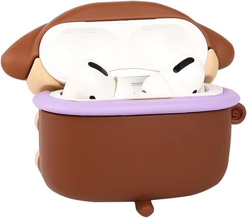 Case for AirPods Pro 2nd/1st Generation Earbuds(2023/2022/2019), XMBYGY Silicone Cute Cartoon Case Protective Shockproof Covers with Keychain for AirPods Pro/Pro 2 in Kuwait