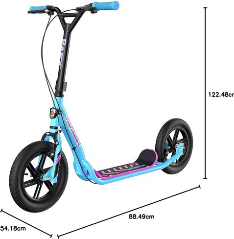 Razor Flashback Kick Scooter – 12" Mag Wheels with Air-Filled Tires, Dual Hand-Operated Brakes, BMX Style Scooter for Kids and Teens in Kuwait