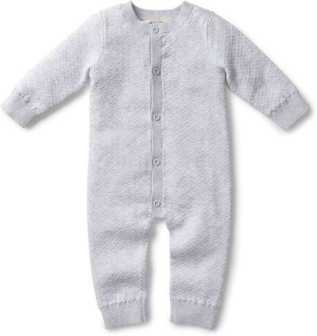 Hope & Henry Layette Baby Cable Knit Sweater Romper in Saudi Arabia