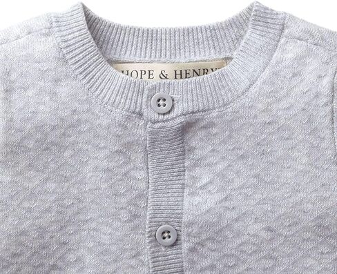 Hope & Henry Layette Baby Cable Knit Sweater Romper in Saudi Arabia