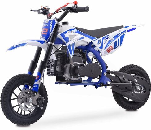 MotoTec Villain 52cc 2-Stroke Kids Gas Dirt Bike أحمر in Kuwait