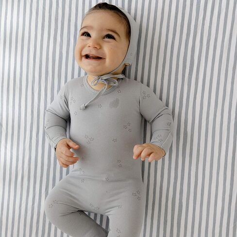 Ely's & Co. Patent Pending Waterproof Crib Sheet | Toddler Sheet no Need for Crib Mattress Pad Cover or Protector I Mauve Pink Splash and Stripes in Saudi Arabia