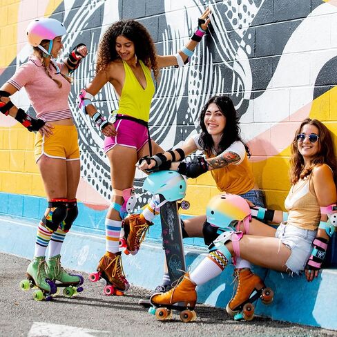 Triple Eight The Certified Sweatsaver Helmet for Skateboarding, BMX, Roller Derby and Roller Skating, White Glossy, L/XL in Kuwait