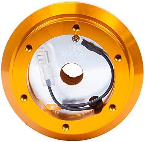 NRG Innovations NRG-SRK-130H Racing Style, Steering Wheel Quick Release Short Hub Adapter, 6 X 70mm Bolt Pattern, Black Body in Kuwait