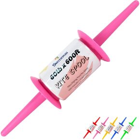Simxkai Kite String Spool, Kite Reel Winder,Easy-to-Grip Kite Line Handle, 600 feet Twisted Kite Line for Kids & Adults(Blue)