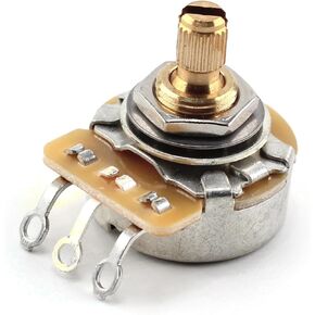 The Art of Tone, CTS 250k Pot for Guitars, Bass, Split Shaft, 450g, 10% Audio Taper Guitar Potentiometer, 250k Potentiometer replacement for Fender potentiometer