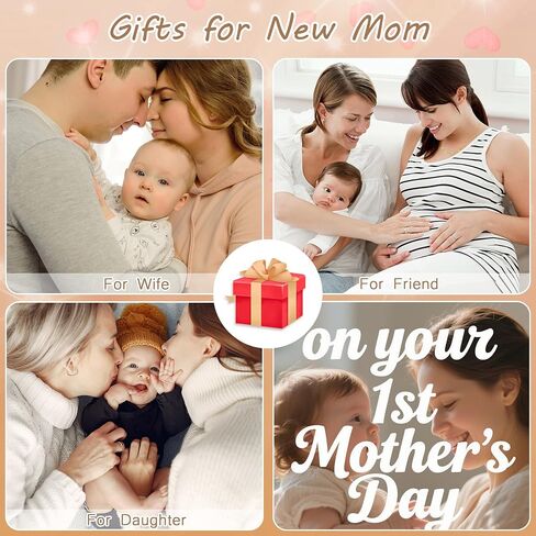 SmileBelle Mama Necklace as New Mom Christmas Gifts, Mom to Be Gift as First Time Mommy Gifts Mom Necklace Pregnancy Gifts for Expecting Mom Mama to Be Gifts as New Mom Gifts After Birth in Kuwait