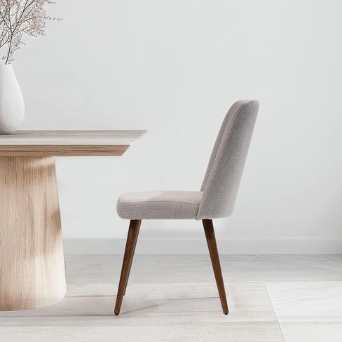 Still Dining Chair Set of 2 Upholstered Performance Fabric Dining Chair Accent Side Chair Dining Room Living Room Bedroom Restaurant Coffee Shop Tool-Free Easy Assembly in Kuwait