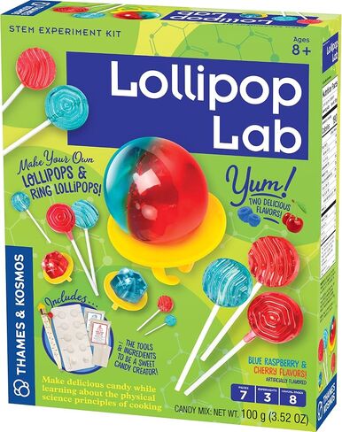 Thames & Kosmos Rainbow Gummy Candy Lab - Unicorns, Clouds & Rainbows! Sweet Science STEM Experiment Kit, Make Your Own Gummy Candies in Cool Shapes & Colors in Kuwait