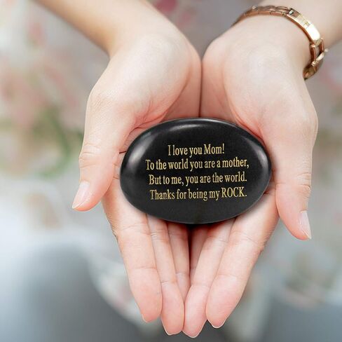 Anniversary Wedding Gifts for Him, Her, Couple Gifts, for Couple, Husband, Wife, Boyfriend or Girlfriend, Engraved Natural Rock Gift with Words. in Kuwait