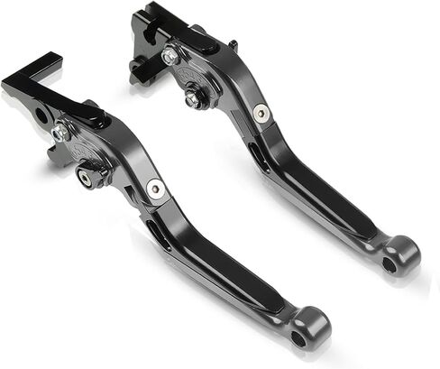Brake & Clutch Levers Set Foldable Extendable CNC for Vulcan S 650 2015-2022 Black in Saudi Arabia