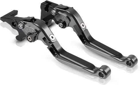 Brake & Clutch Levers Set Foldable Extendable CNC for Vulcan S 650 2015-2022 Black in Saudi Arabia