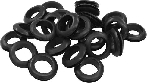 12 Pcs Rubber Grommets, 1-3/8" Inside Diameter 1-1/2" Drill Hole Rubber Wire Grommets for Wire, Firewall, Cables, Plugs in Saudi Arabia