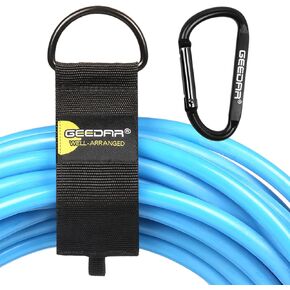 Extension Cord Holder Organizer(8 Pack L+M), Heavy Duty Extension Cord Hanger for Garage Organization and Storage, Storage Straps for Hoses, Cords, Cables and More