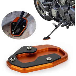 PSLER Motorcycle Kickstand Extension Pad Plate Support Accessory Foot Side Kictstand Enlarge Extension Foot Pad Support Plate for Pan America PA 1250 1250s and RA1250 S Models Accessories 2021 2022