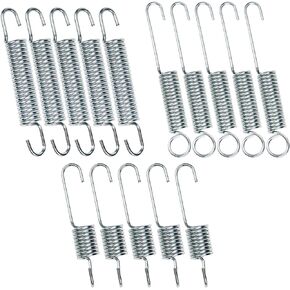 Motorcycle Kickstand Return Spring Set, Side Stand Spring Brake Pedal Return Spring Brake Light Switch Spring, 3 Sizes 5 Pcs for Each