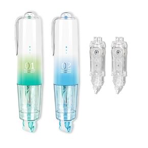 White Out,Refillable Retractable Quick Dry White Out Correction Tape,Mini Small Japan Aesthetic Cute Correction Tape, with Easy to Use Kawaii Pen Shaped Applicator,for Home Office Supplies.