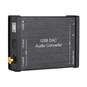 ASHATA USB DAC Audio Converter,GV-023 Digital to Analog DAC Audio Converter USB Audio Sound Card for Windows 10/8.1/8 /7 /Windows Vista/XP/for Mac OS X/ Windows2000