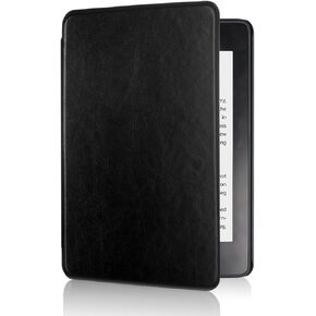 حافظة SCSVPN لجهاز Kindle الجيل العاشر 2019 مقاس 6 بوصة (رقم الموديل J9G29R) مع حزام يد، نوم/تنبيه تلقائي - غطاء حماية من جلد البولي يوريثان فائق النحافة (لا يناسب Paperwhite/Oasis) - أزرق ملون
