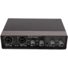 HiFi Unlock Real Sound Live Sound Card, Q22 Digital Mixing USB External Computer Mobile Phone Recording Live Sound Card Equipment, 24BIT‑192KHZ Audio for Music Recording, Network Karaoke